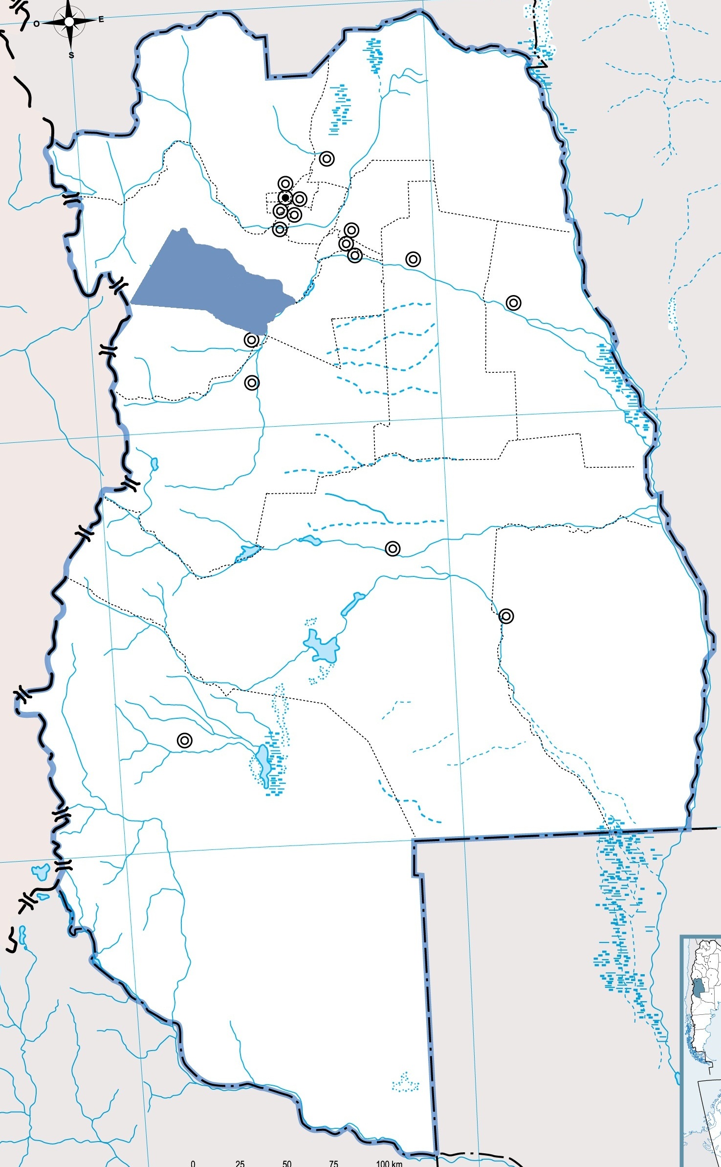 Mapa Tupungato