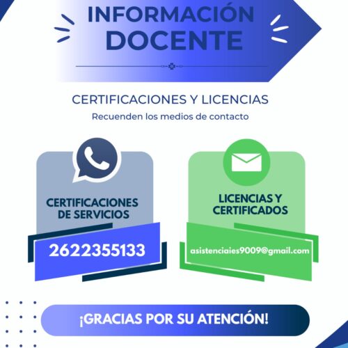 Certificaciones y licencias