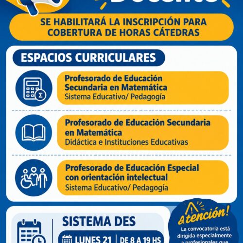 HORAS CÁTEDRA – SISTEMA DES